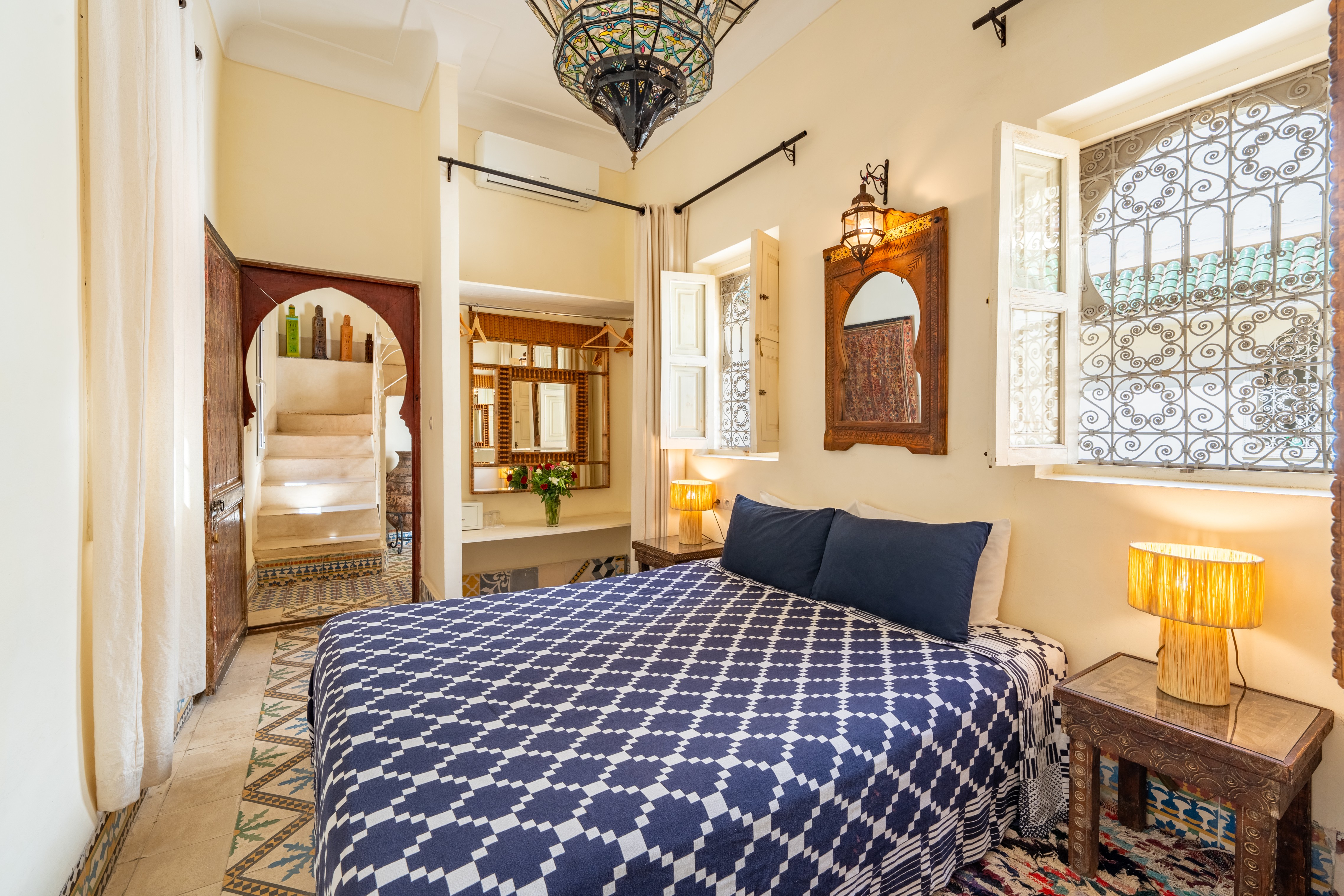 Chambre Bleue détail