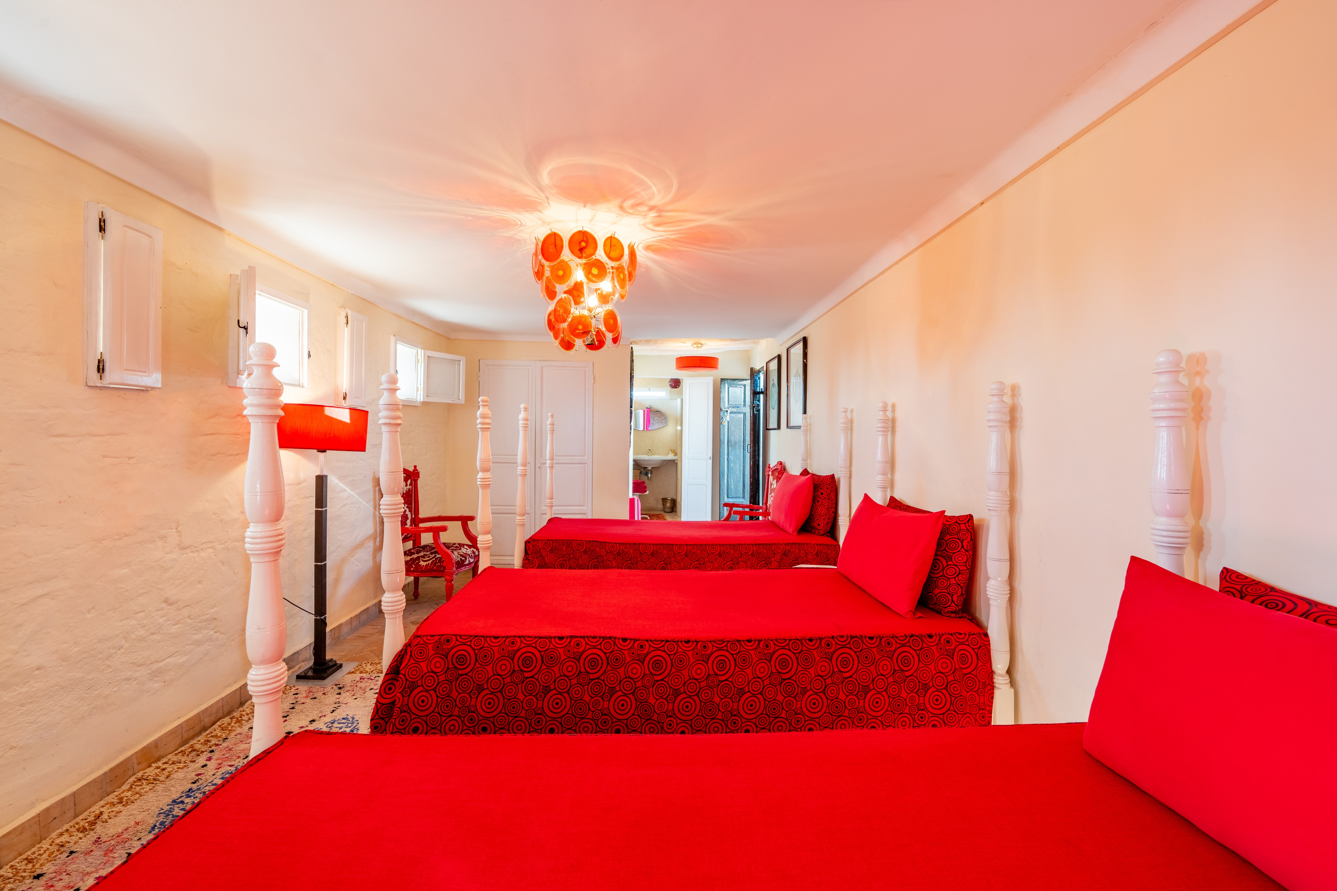 Chambre Rouge détail