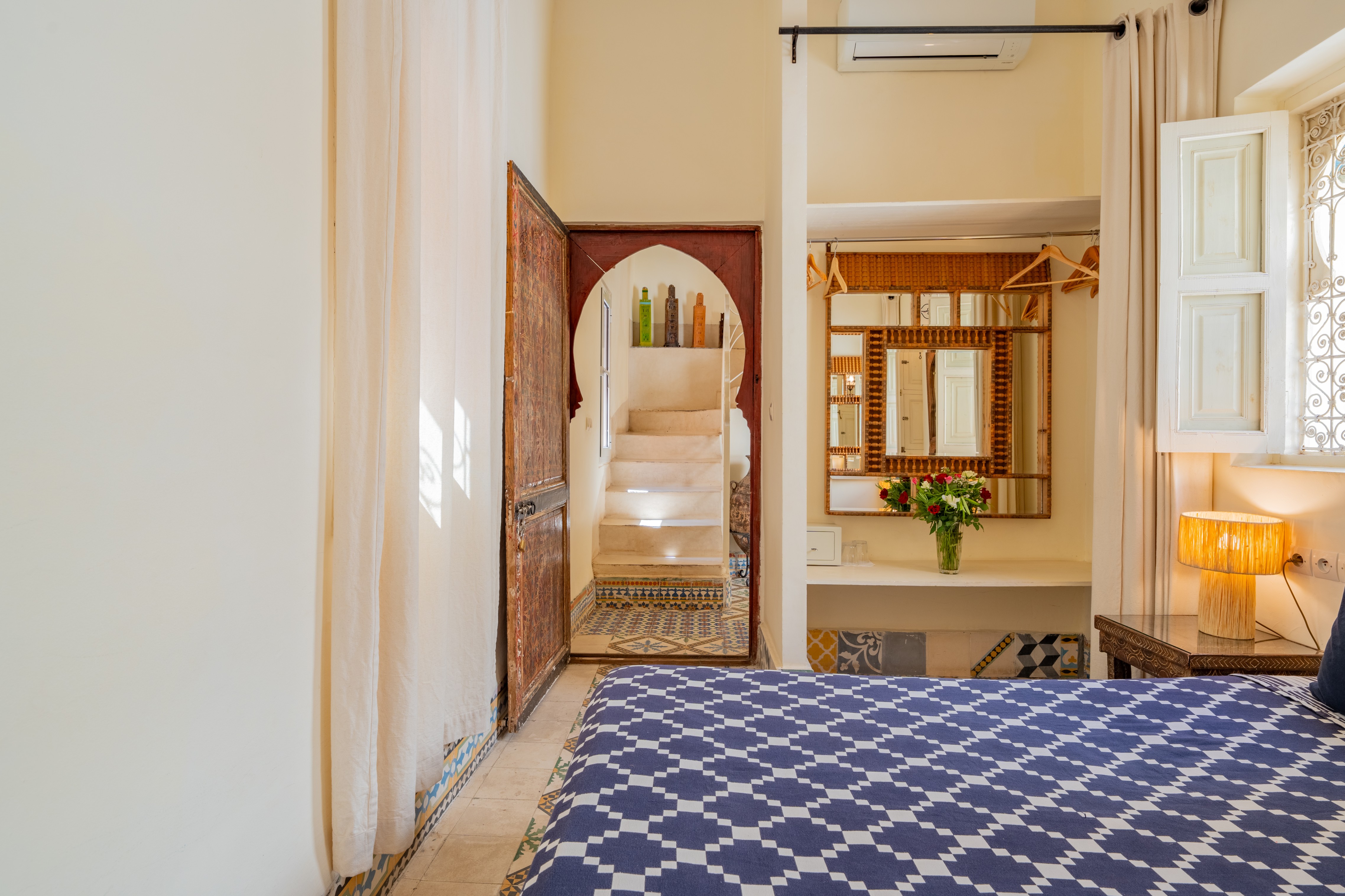 Chambre Bleue détail